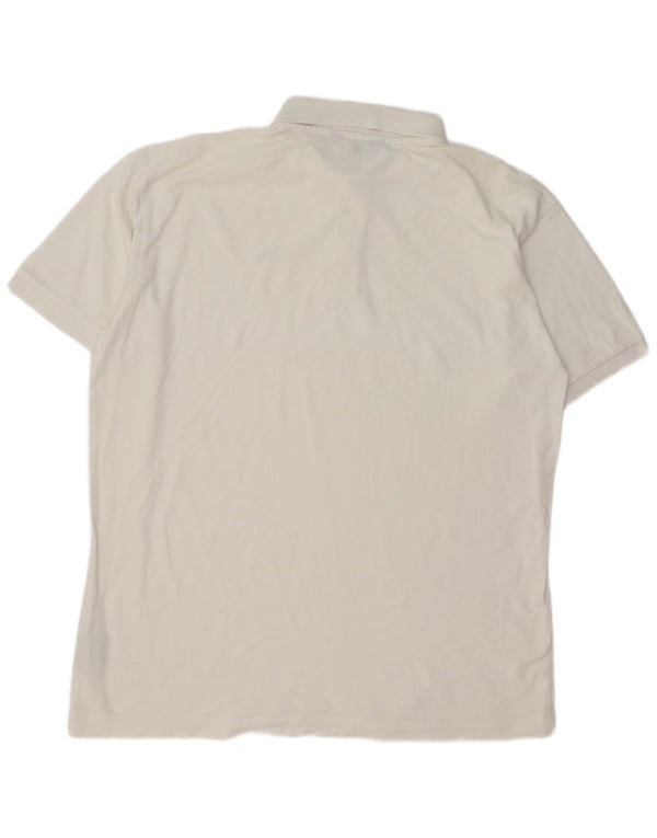 Kappa Mens Polo Shirt 2XL White Cotton