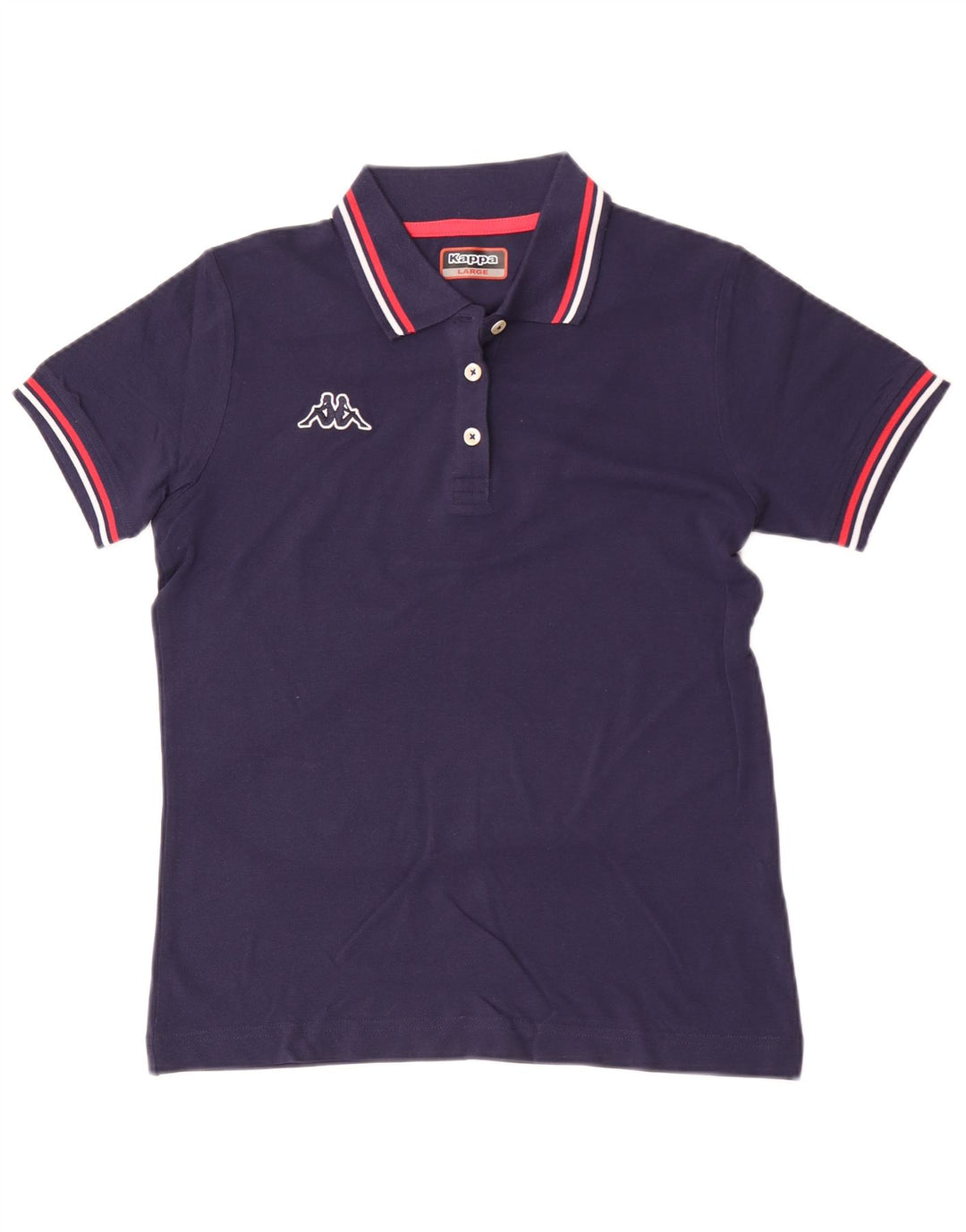 Damska koszulka polo Kappa UK 14, duża, granatowa