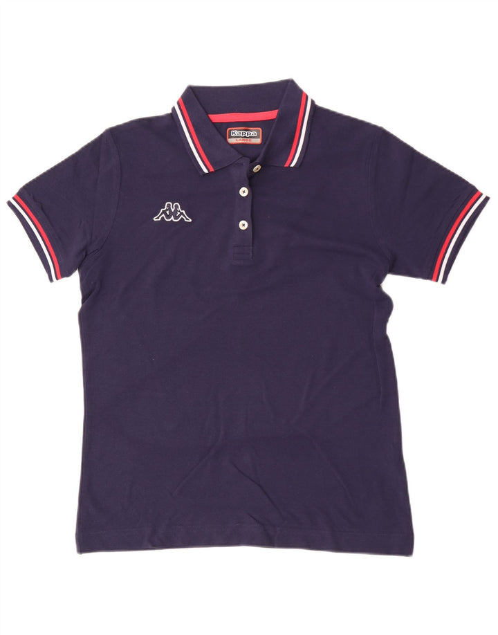 Damska koszulka polo Kappa UK 14, duża, granatowa
