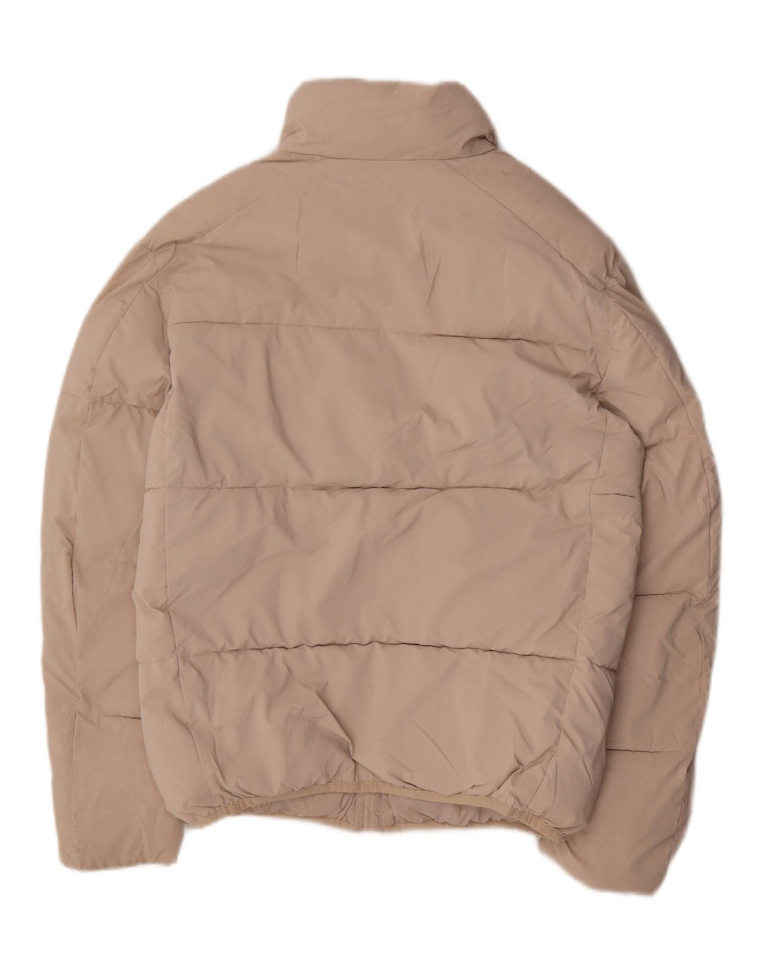 Damska kurtka oversize Zara z wyściełaną wkładką UK 10, mała, beżowa, nylonowa