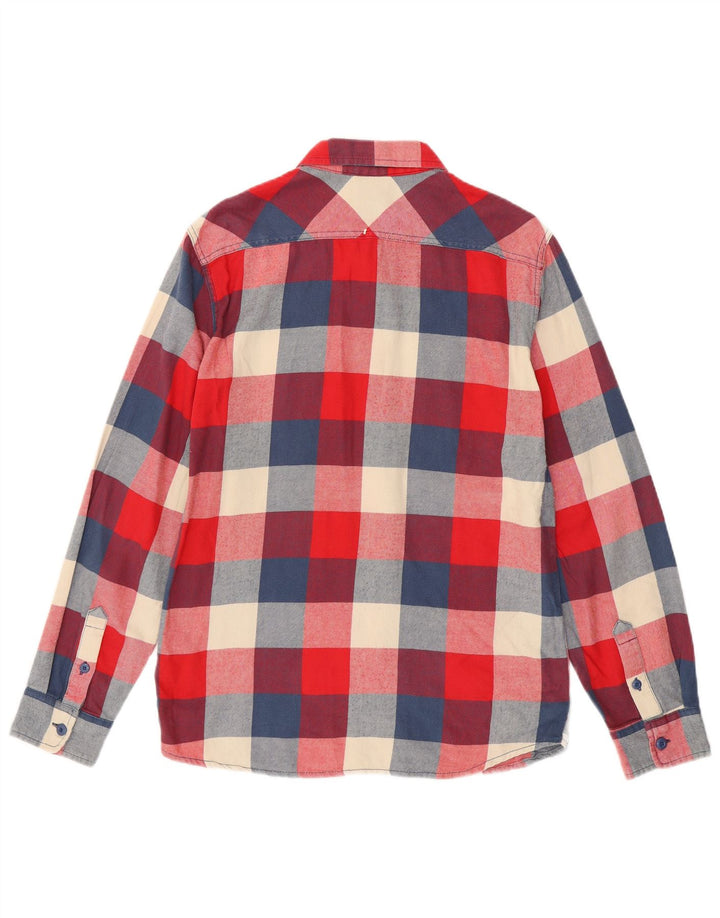 Męska koszula flanelowa Vans w średnią czerwoną kratkę