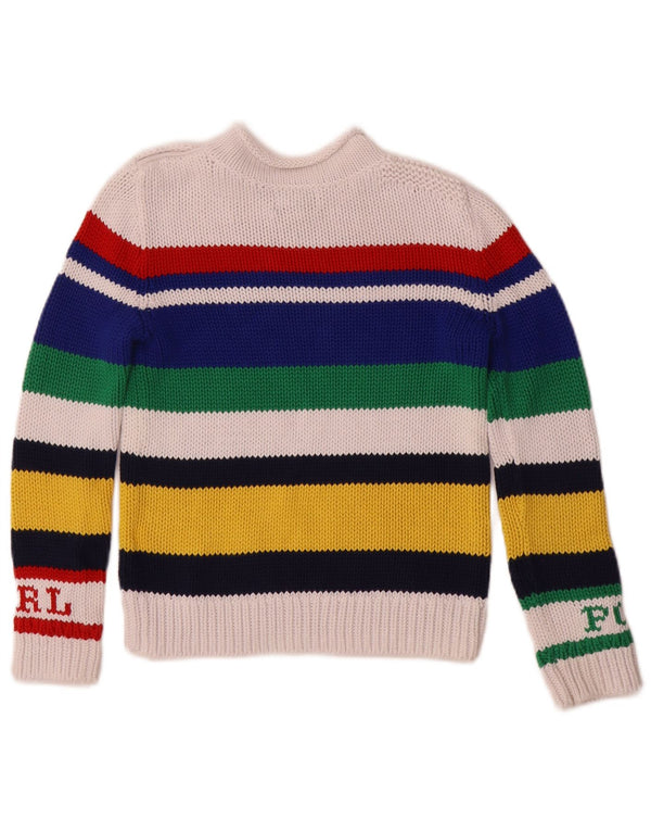 Polo Ralph Lauren Chłopięcy sweter z golfem 6-7 lat, mały, wielobarwny
