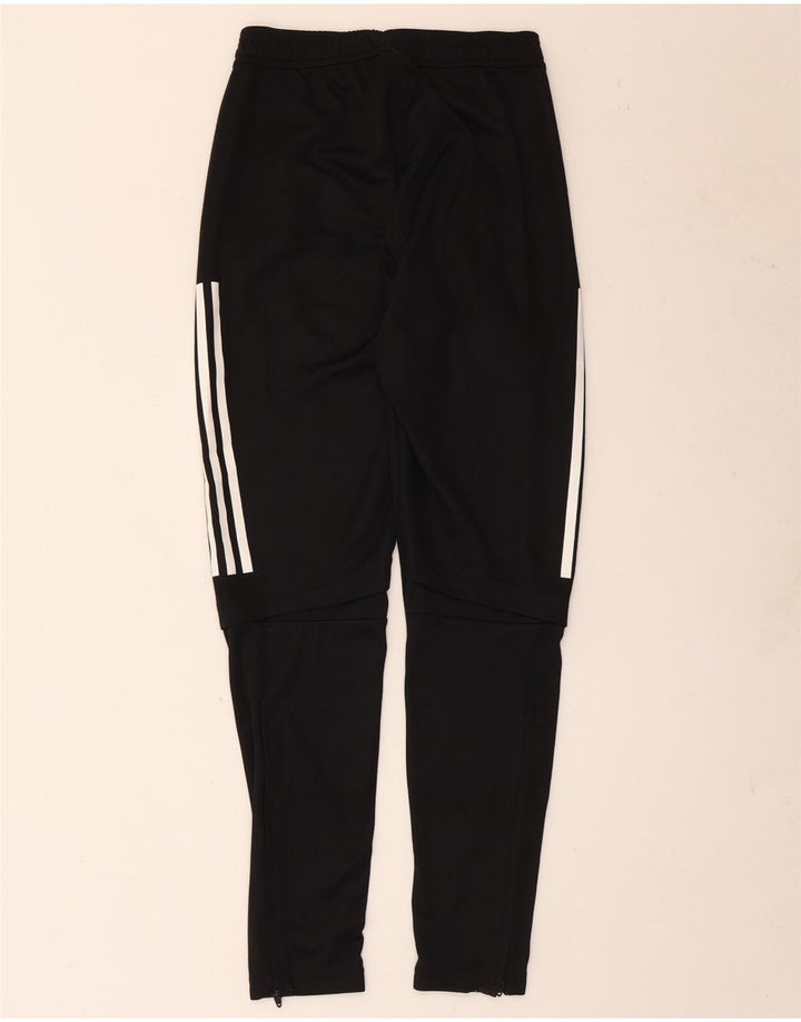 Damskie spodnie dresowe Adidas UK 4 XS, czarne, poliestrowe