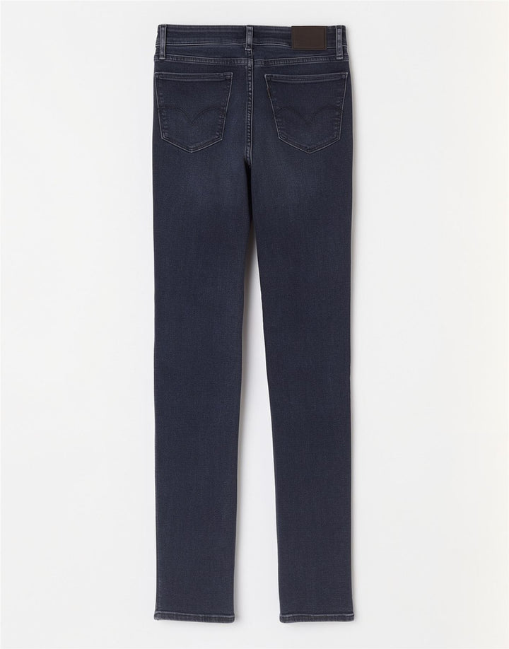Damskie jeansy Levi's 712 Slim W26 L30 Granatowa bawełna