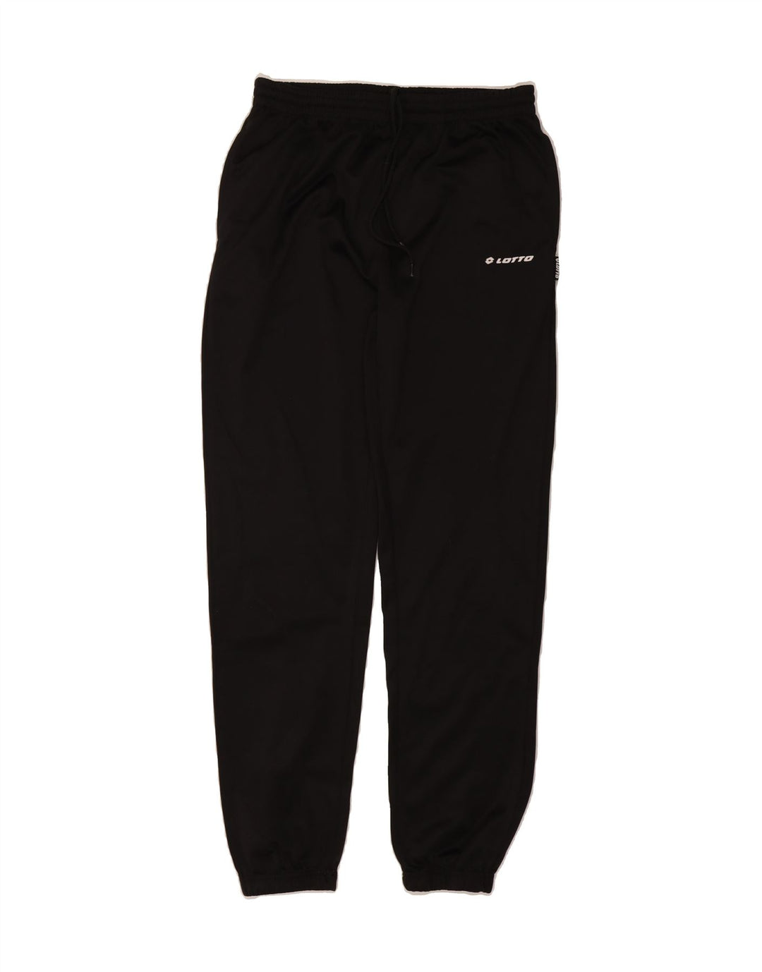 LOTTO Mens Tracksuit Trousers Joggers Medium  Black Vintage Lotto and Second-Hand Lotto from Messina Hembry 