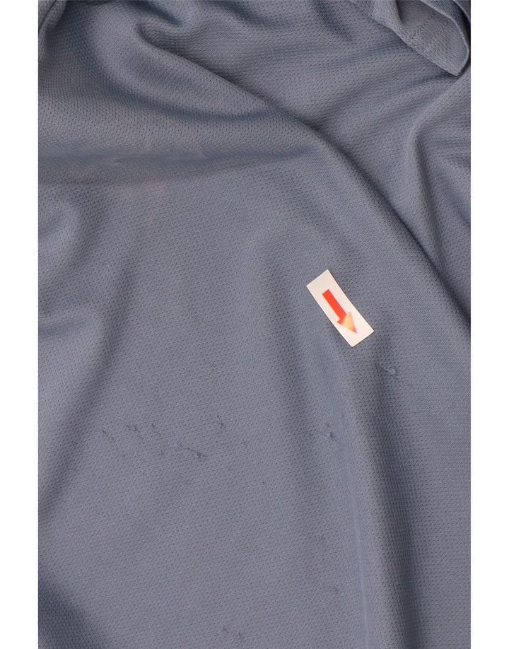 Męska koszulka polo Adidas Aeroready, duża, niebieska, z poliestru