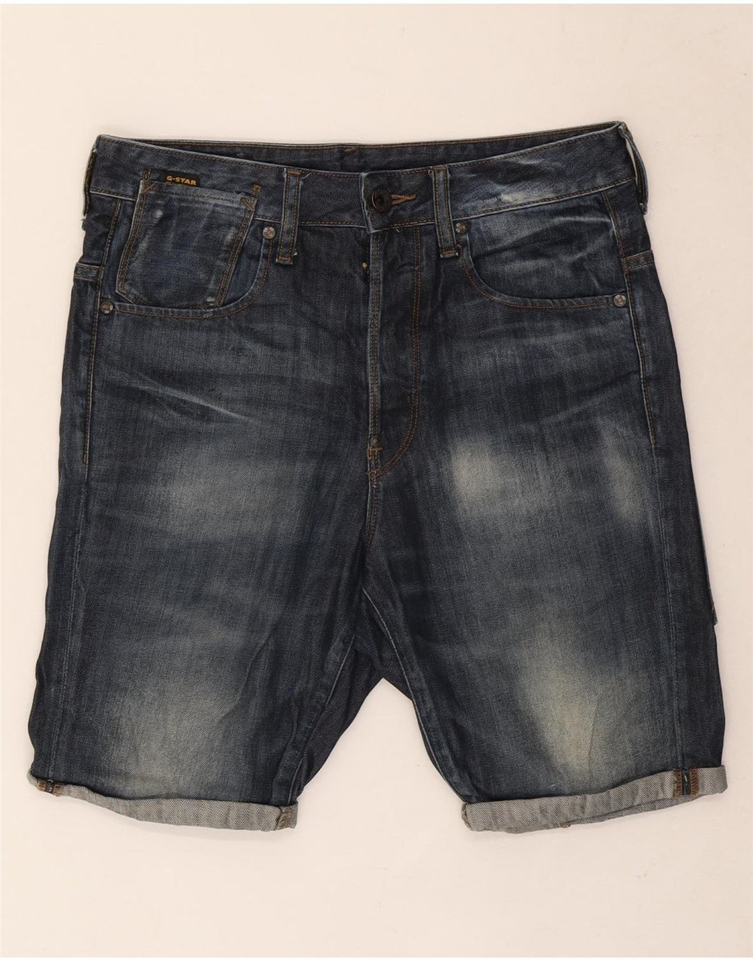Męskie spodenki jeansowe G-Star W29 Small Blue Cotton