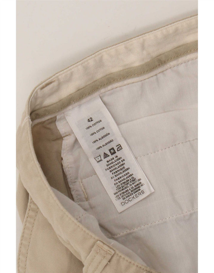 Męskie spodenki cargo Dockers W42 2XL beżowa bawełna