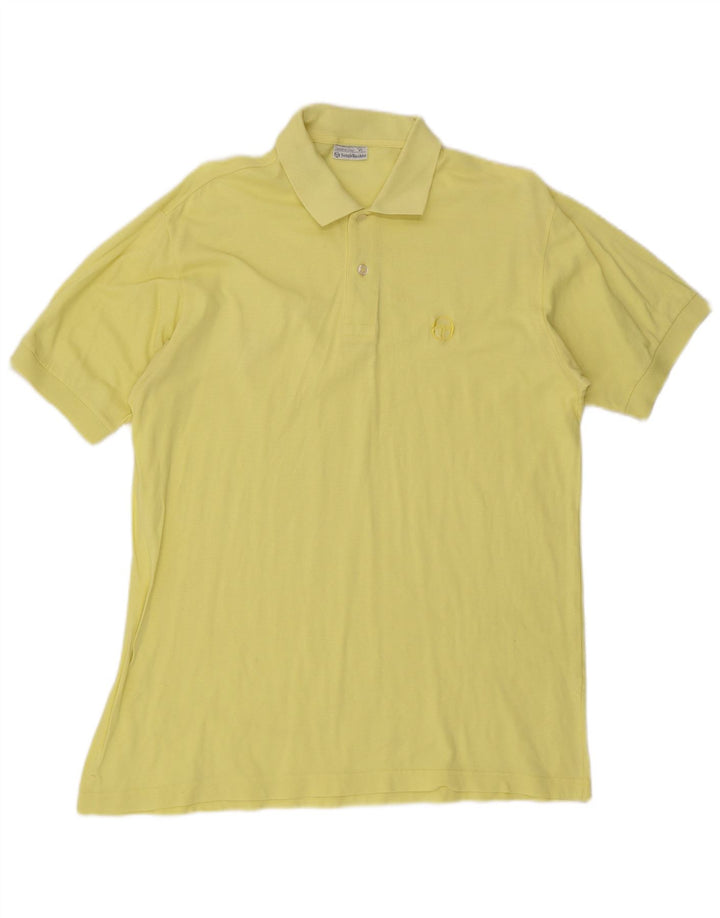SERGIO TACCHINI Mens Polo Shirt  Large Yellow