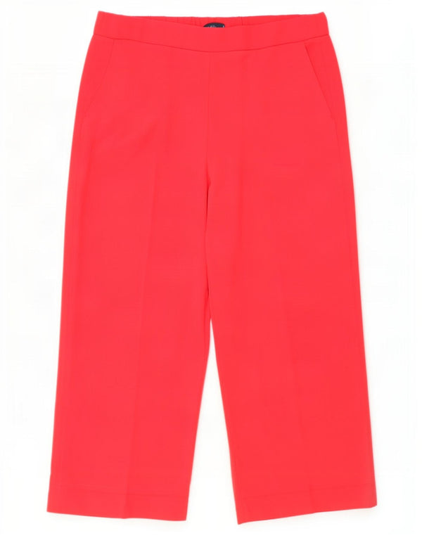 Marks & Spencer Damskie spodnie codzienne z wysokim stanem UK 20 2XL W40 L28 Czerwone