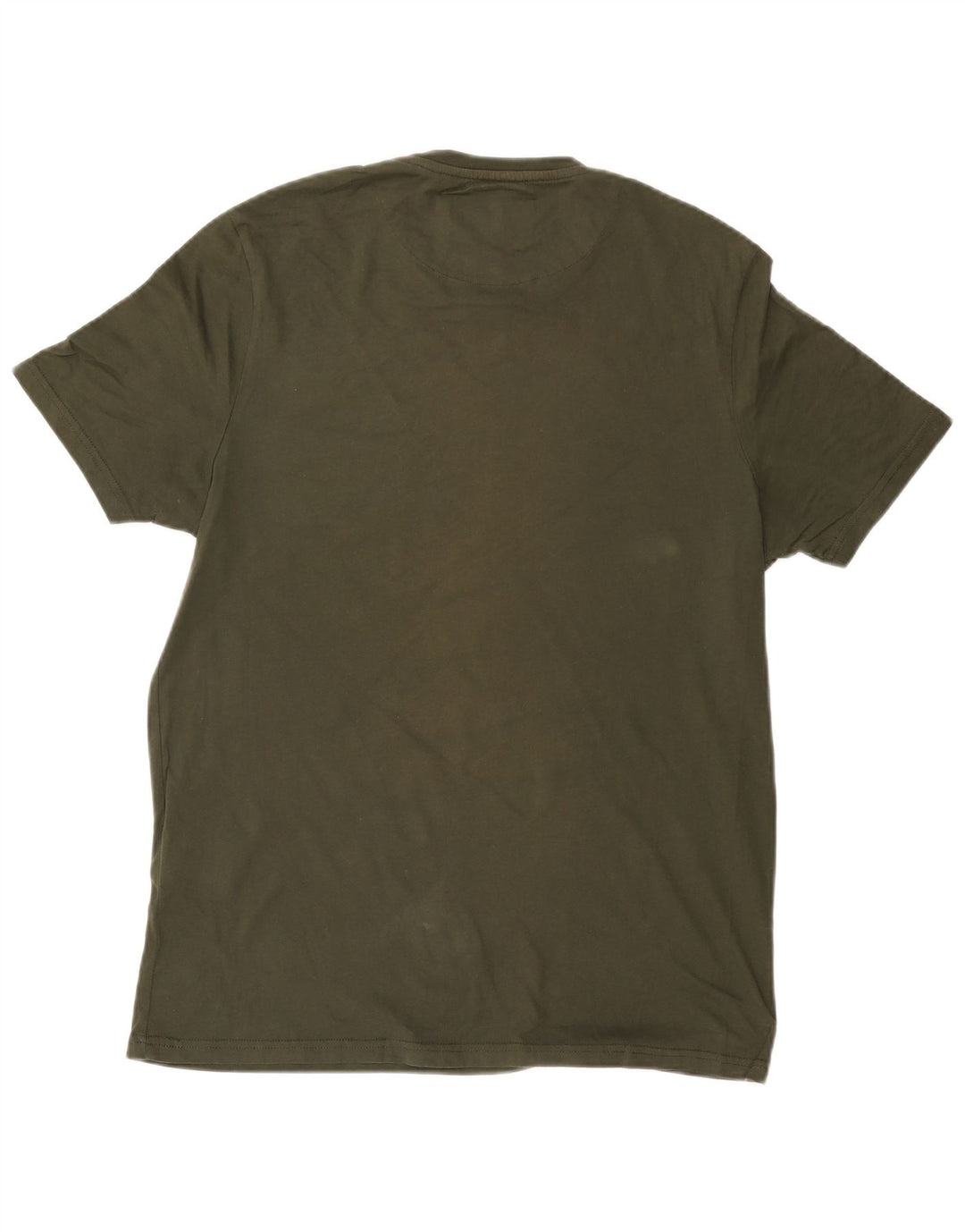 T-shirt męski LYLE & SCOTT, duży, bawełniany khaki z blokami kolorów