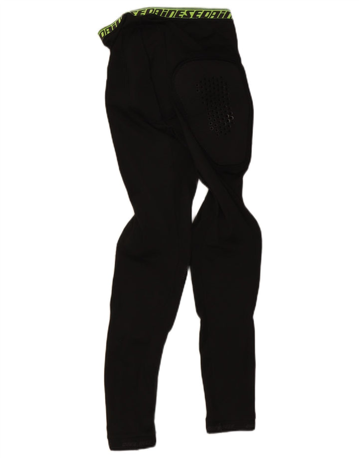 Damskie legginsy motocyklowe Dainese z grafiką UK 8, małe, czarne, poliestrowe