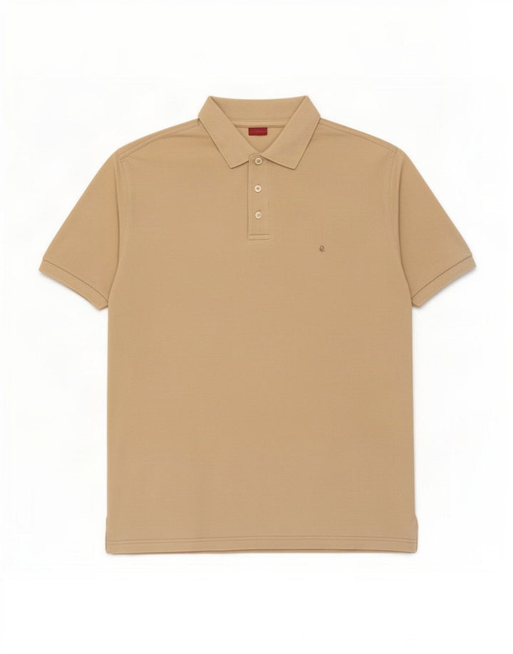 Męska koszulka polo Invicta XL, beżowa, bawełniana