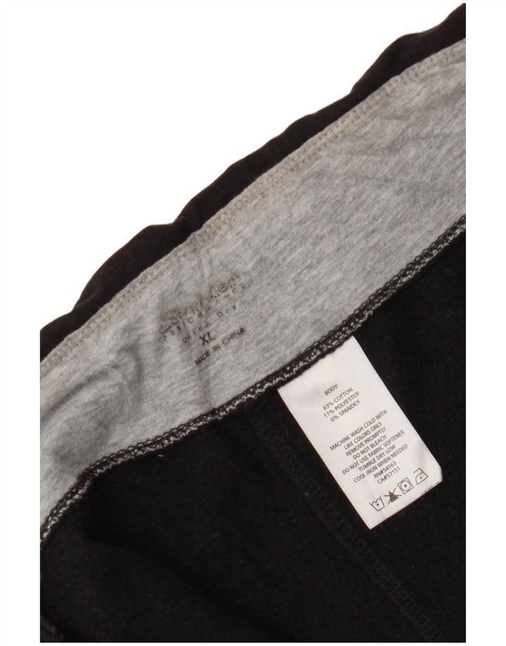 Damskie spodnie dresowe CALVIN KLEIN UK 18 XL, czarne, bawełniane