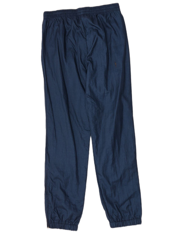Męskie spodnie dresowe w stylu vintage Joggery IT 48 Średni granatowy poliamid