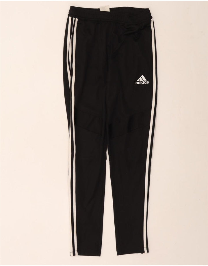 Męskie spodnie dresowe Adidas Climacool, małe, czarne, poliestrowe