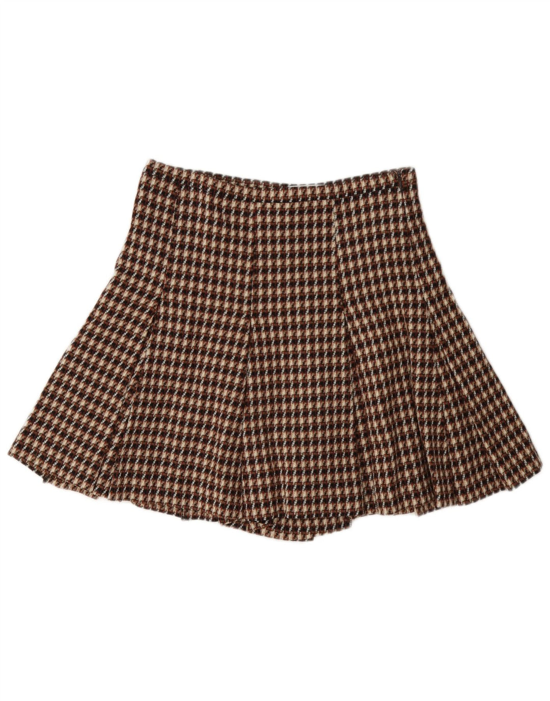i Blues Damskie spodenki Cullotes UK 8 Small W27 Brązowa wełna w kratkę