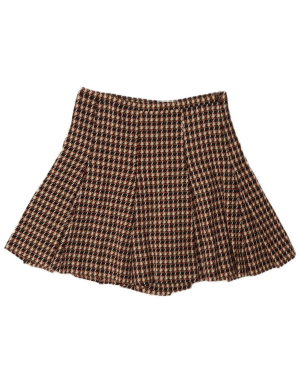 i Blues Damskie spodenki Cullotes UK 8 Small W27 Brązowa wełna w kratkę