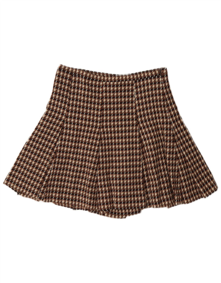 i Blues Damskie spodenki Cullotes UK 8 Small W27 Brązowa wełna w kratkę