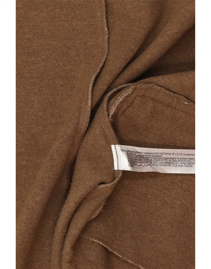 Zara damski dwurzędowy utility gilet UK 12 średni beżowy poliester