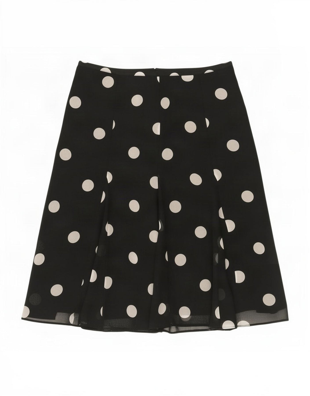 Marks & Spencer Damska spódnica w kształcie litery A UK 12 Medium W30 Czarna w kropki