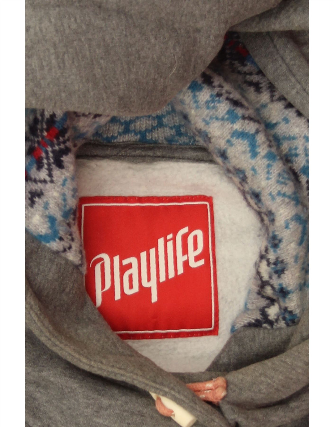 Damska bluza z kapturem Playlife UK 10, mała, szara