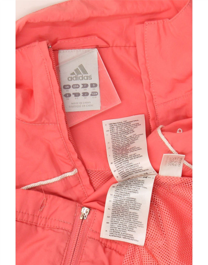 Damska bluza dresowa Adidas Oversized Top Jacket UK 10 Mały różowy poliester