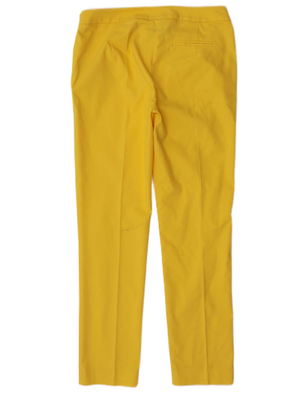 Spodnie damskie Blumarine Slim Chino UK 8 Small W30 L28 Żółta bawełna