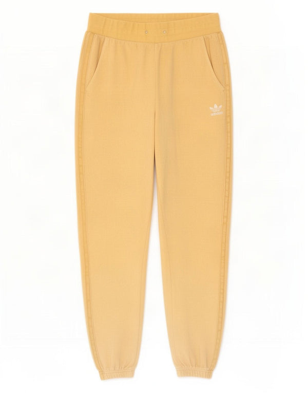 Adidas Womens Tracksuit Trousers Joggers UK 10 Small W26 L26 Beige Cotton