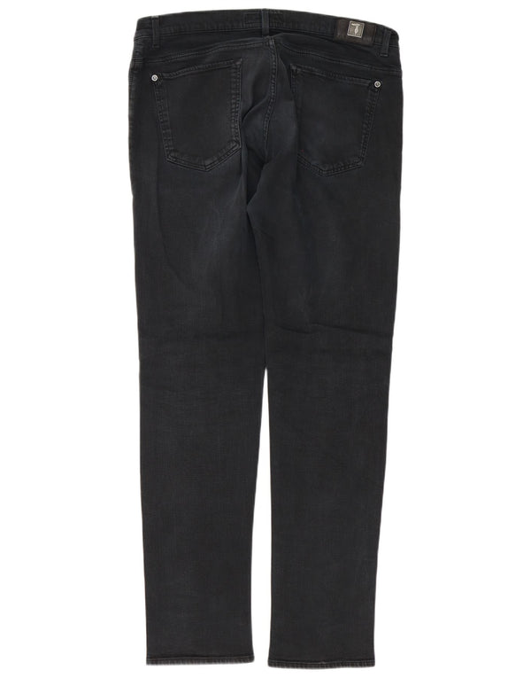 Męskie jeansy Trussardi W36 L34 Czarne bawełniane