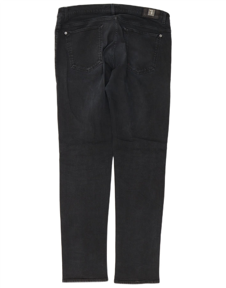 Męskie jeansy Trussardi W36 L34 Czarne bawełniane
