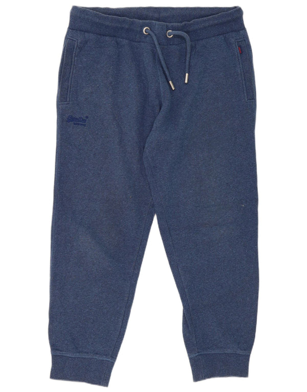 Męskie spodnie dresowe SUPERDRY Joggers 2XL, niebieska bawełna