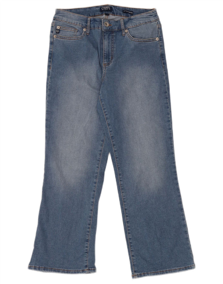 Damskie jeansy CHAPS Kick ze średnim stanem US 8 Medium W29 L26 Niebieska bawełna