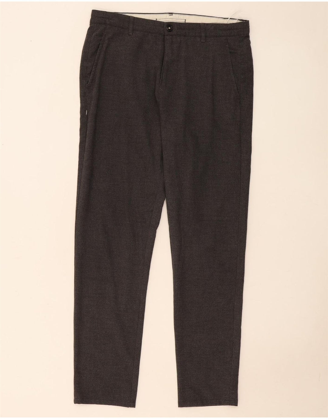 Męskie spodnie chino Zara EU 40 Medium W30 L29 Szare nakrapiane