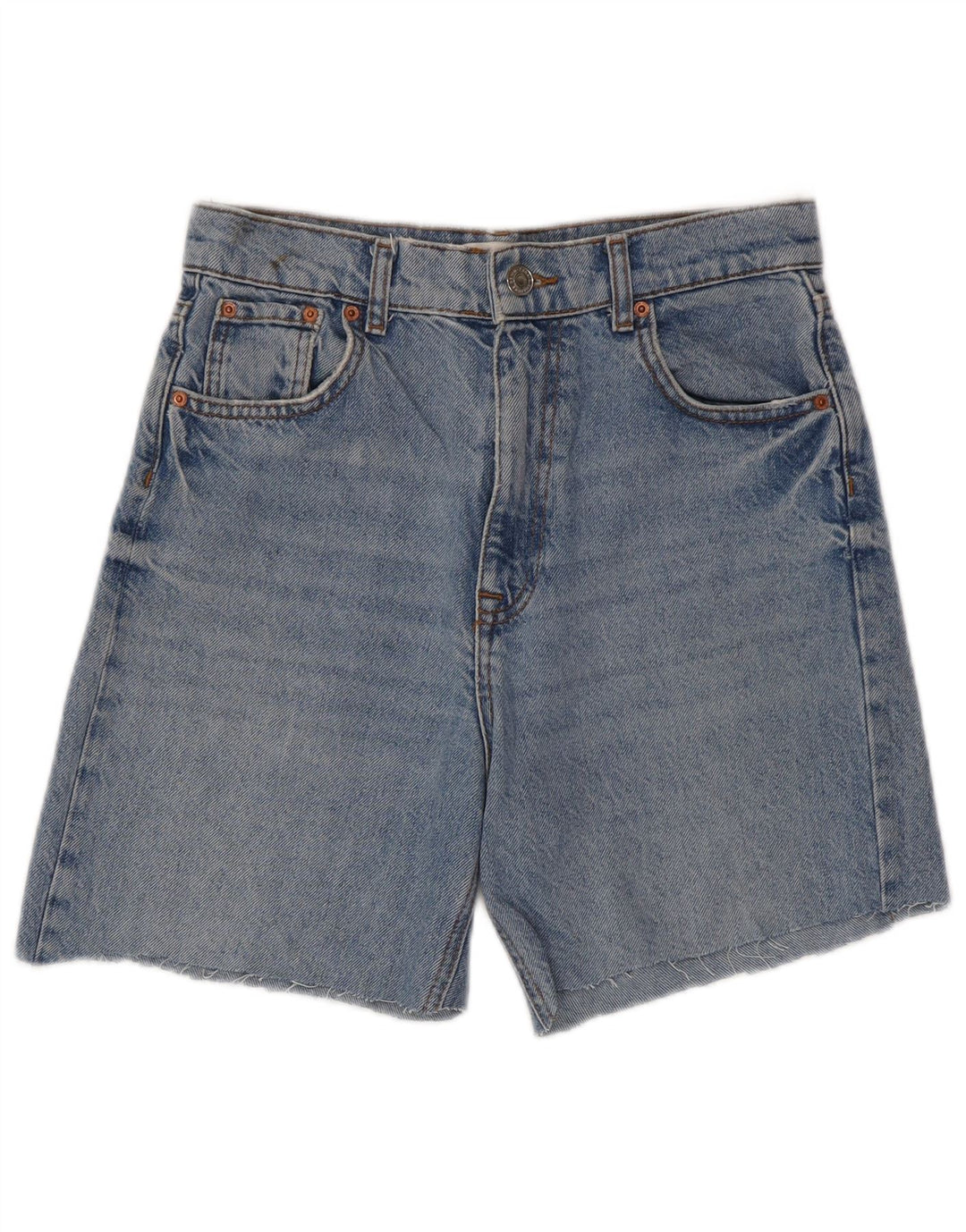 Damskie spodenki jeansowe Zara EU 38 Small W28 Niebieskie bawełniane