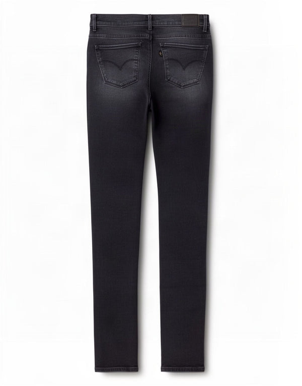 Damskie jeansy Levi's 710 Super Skinny W31 L34 Szara bawełna