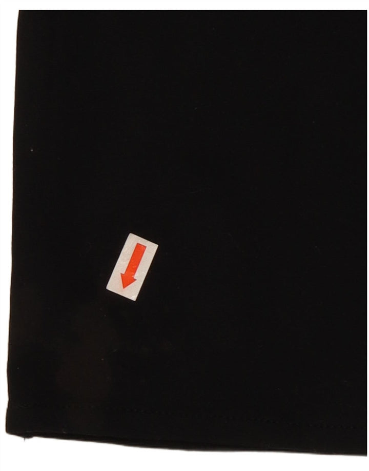 Damskie spodnie typu slim casual CALVIN KLEIN US 12 Large W30 L31 Czarny Rayon