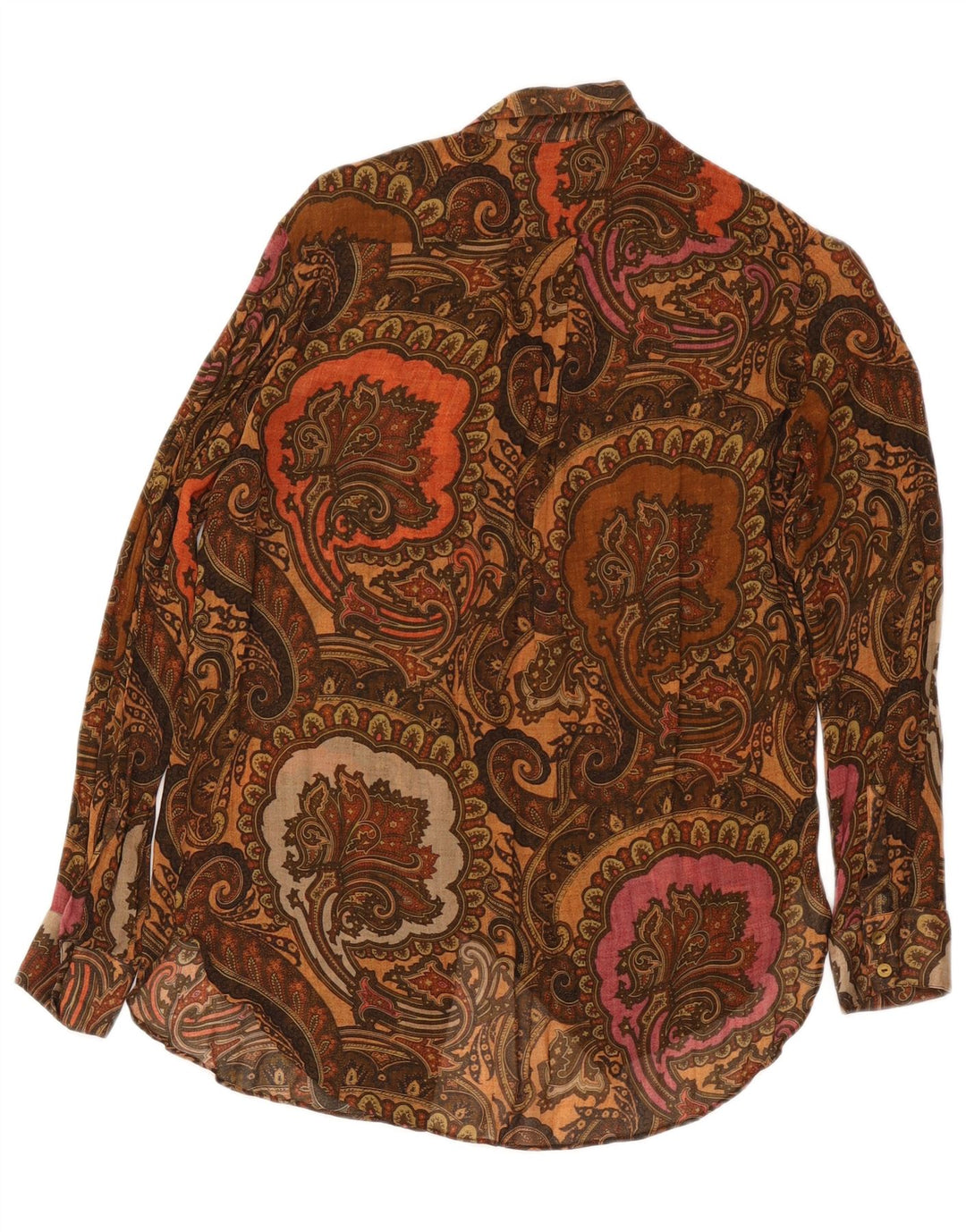 Koszula damska Massimo Dutti oversize EU 34 2XS brązowa paisley