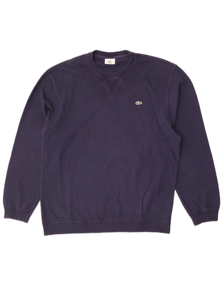 Bluza męska Lacoste, rozmiar 4, średnia, granatowa, bawełniana