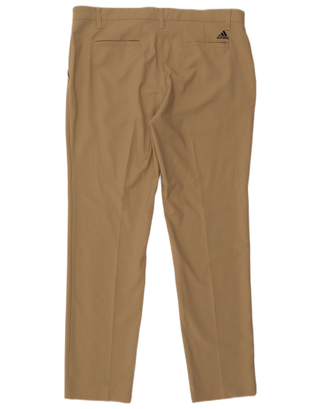 Adidas Męskie Proste Spodnie Chino W36 L32 Beżowy Poliester