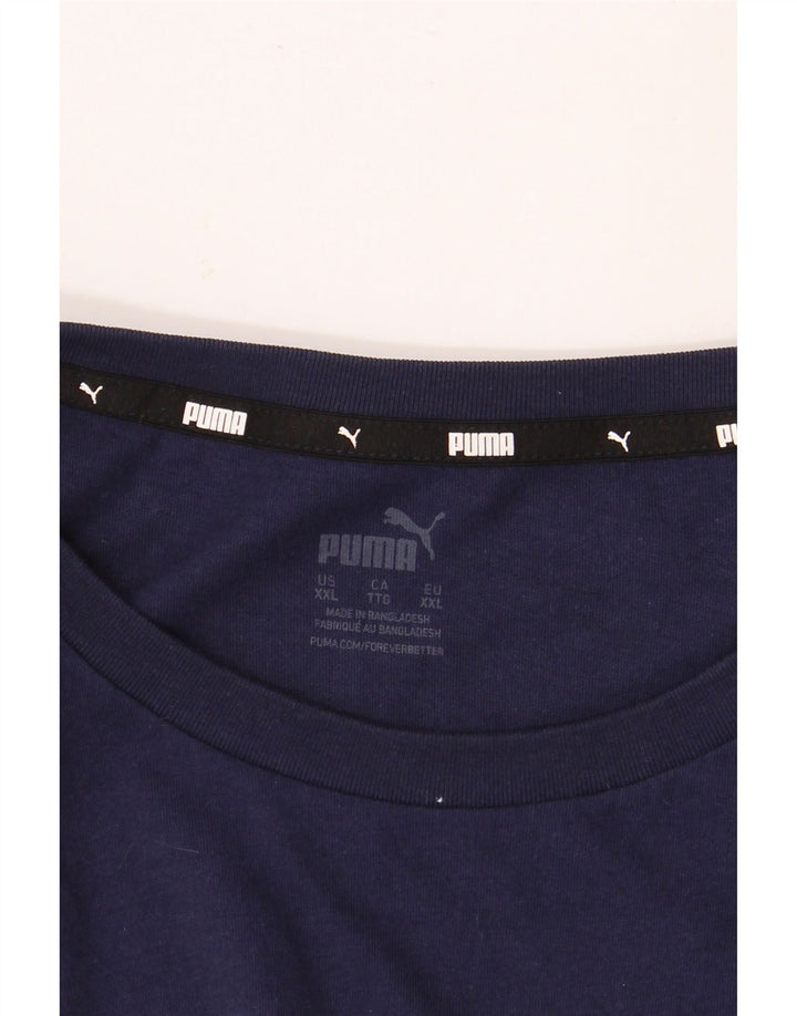 Męski T-shirt z grafiką PUMA Top 2XL Granatowy