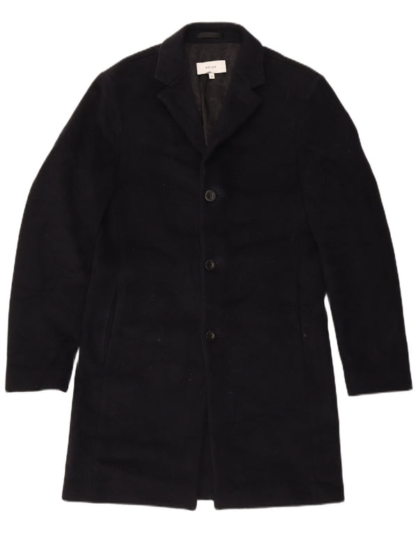 Płaszcz męski Reiss UK 36 Small, granatowy, wełniany
