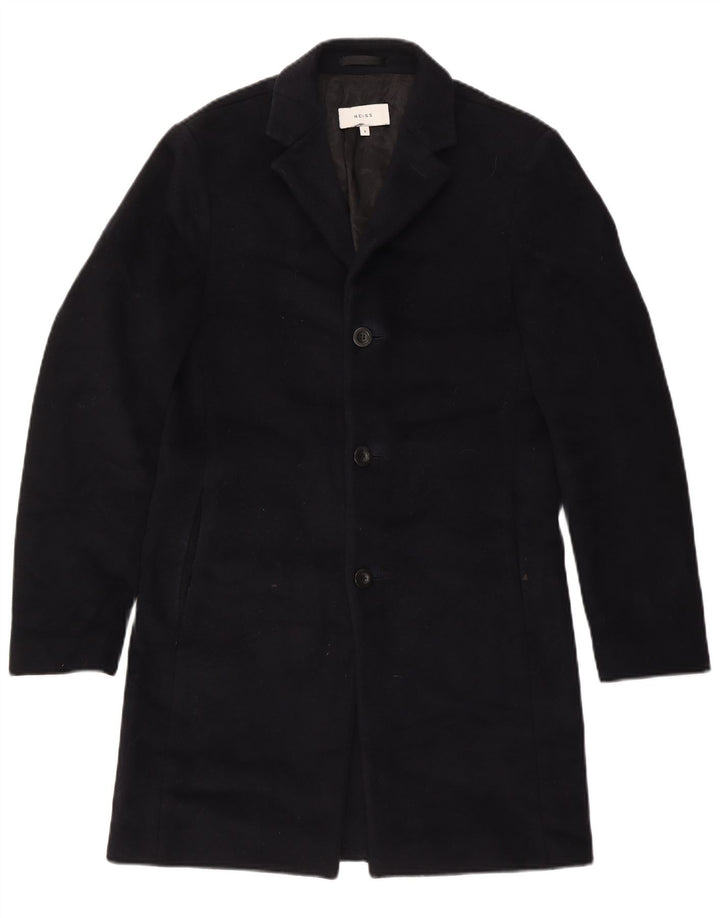 Płaszcz męski Reiss UK 36 Small, granatowy, wełniany