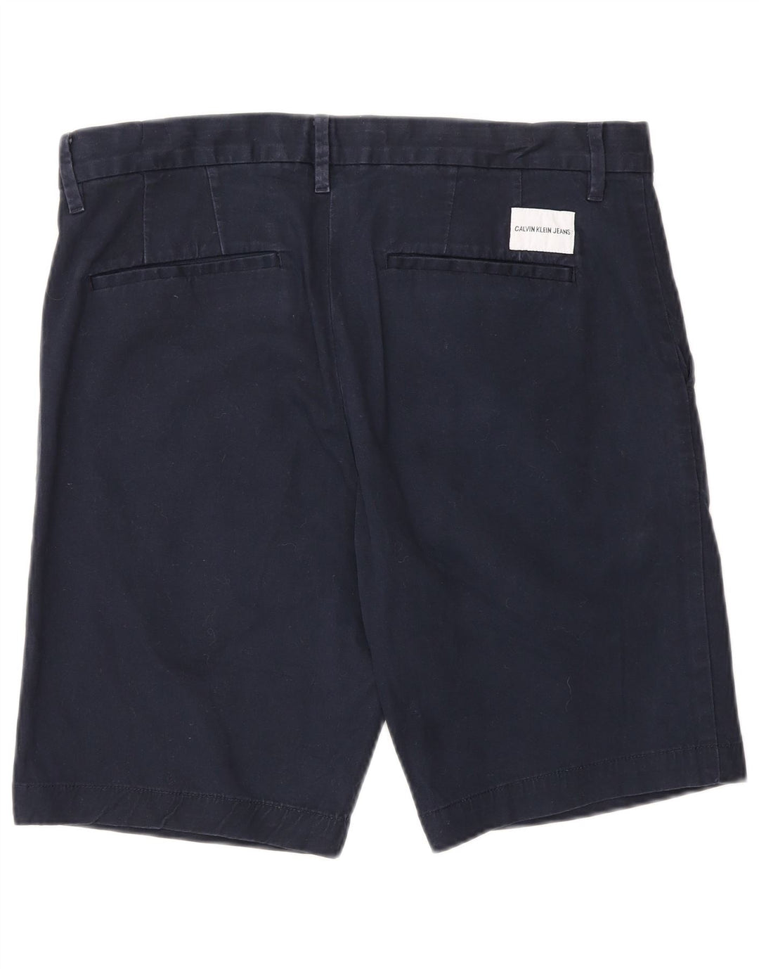Męskie spodenki Chino Calvin Klein W32 Średni granatowy, bawełniany