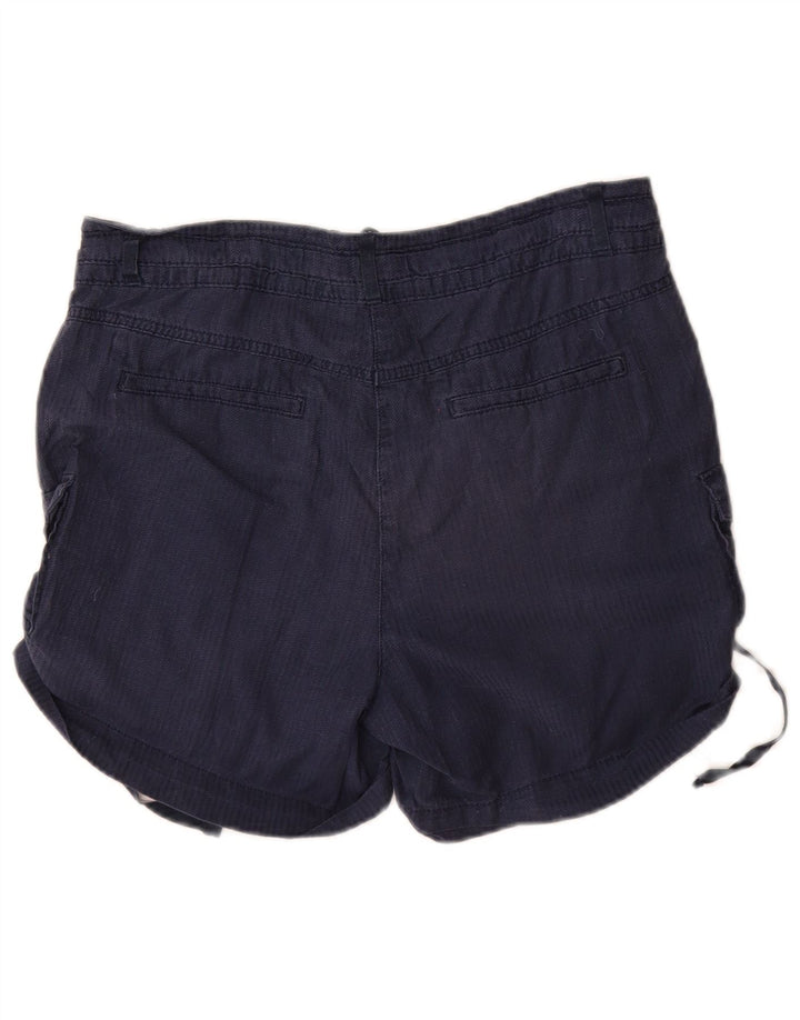 Marks & Spencer Damskie spodenki cargo UK 10 Small W32 Granatowe, bawełniane