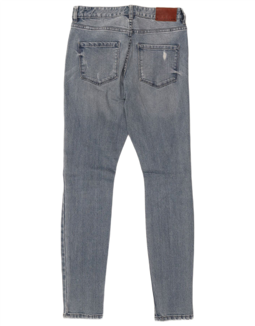 Damskie jeansy skinny ze średnim stanem BILLABONG W28 L29 Niebieskie bawełniane