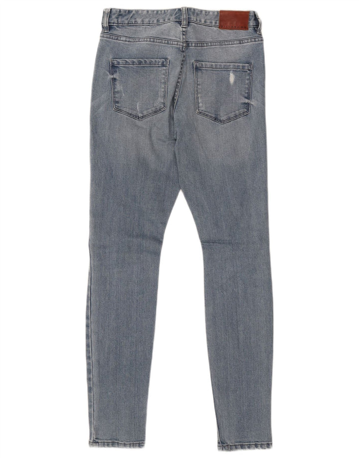 Damskie jeansy skinny ze średnim stanem BILLABONG W28 L29 Niebieskie bawełniane