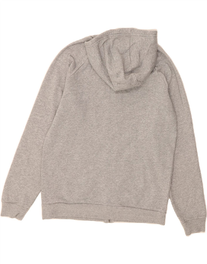 UNDER ARMOUR Mens Hooded Zip Hoodie Sweater Medium Grey Cotton Vintage Under Armour and Second-Hand Under Armour from Messina Hembry 