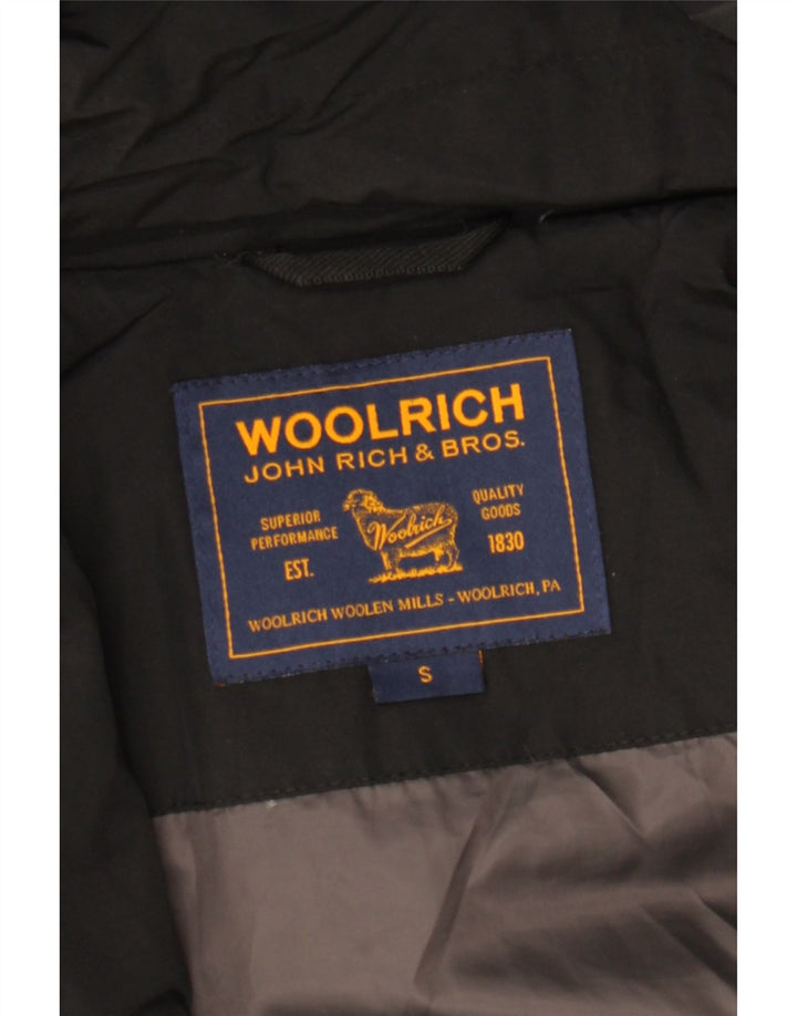 Damski płaszcz z kapturem Woolrich UK 10 Small Black