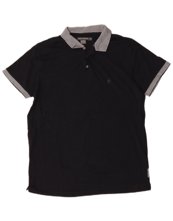 Męska koszulka polo French Connection XL, granatowa, bawełniana